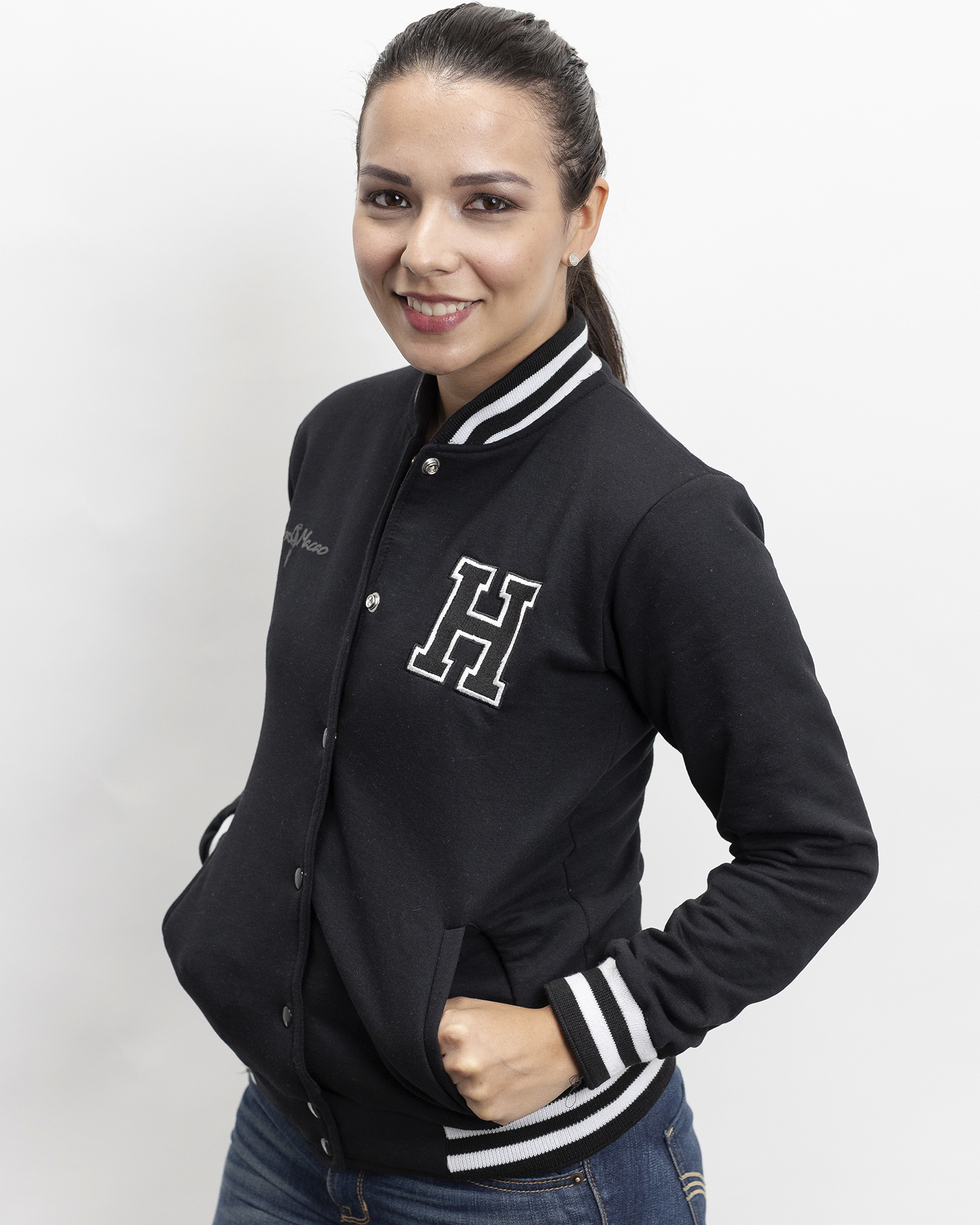 Jacket Varsity H - Mujer - 4