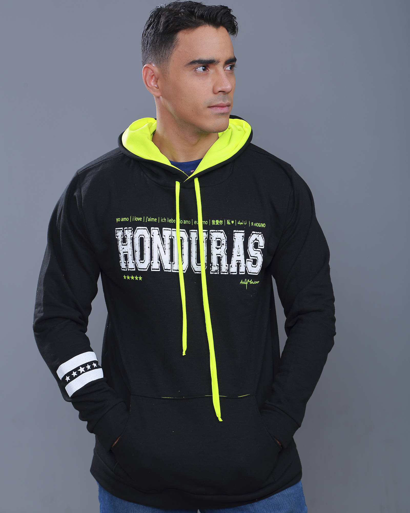 Hoodie Yo Amo Honduras - Hombre - 1